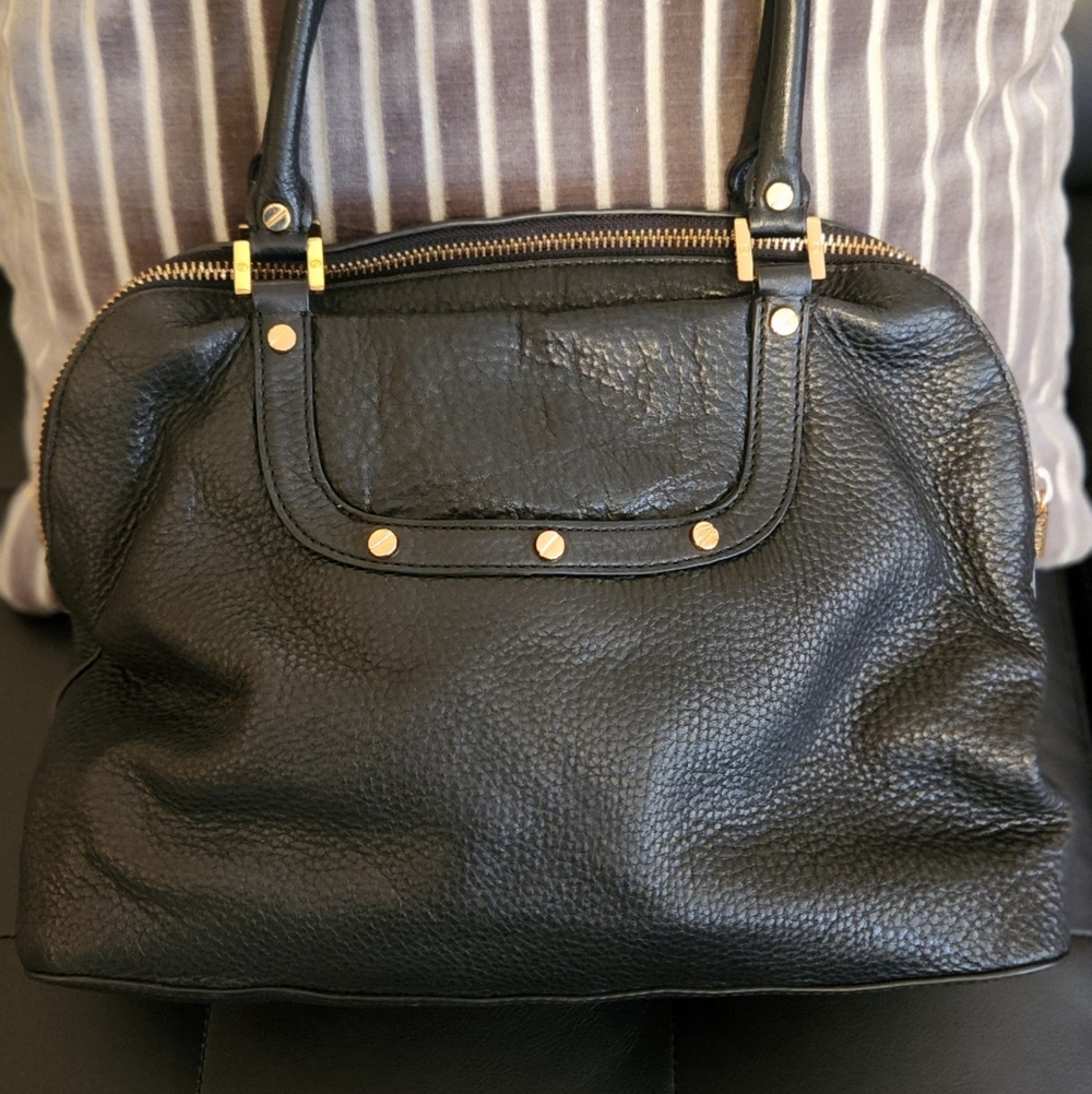 Tory Burch Black Leather Bag - Picture 2 of 7